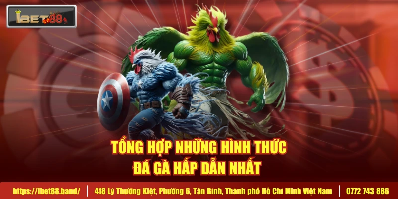 Tổng hợp những hình thức đá gà hấp dẫn nhất 
